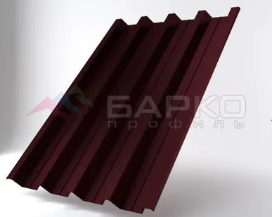 фото Профлист Н-60 -902мм(845 мм) Коричнево-красный RAL 3011 Полиэстер 0.7