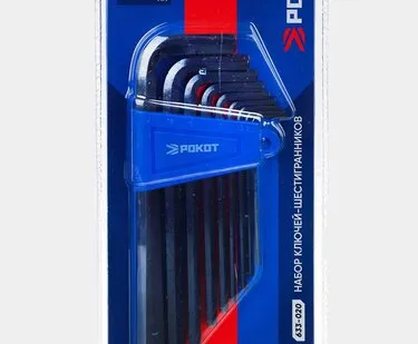 фото Набор удлиненных ключей-шестигранников РОКОТ 1,5-10 мм 633-020