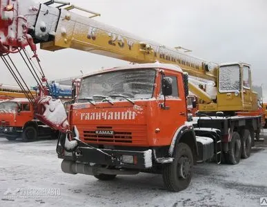 фото Автокран 25 т КС 55713-1В с гуськом (КАМАЗ-65115)
