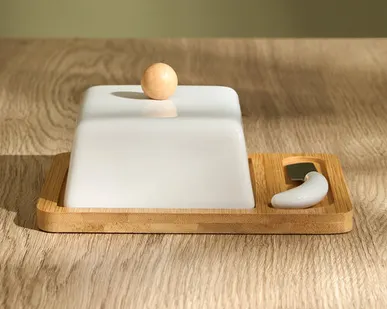 фото Масленка с ножом Marshmallows