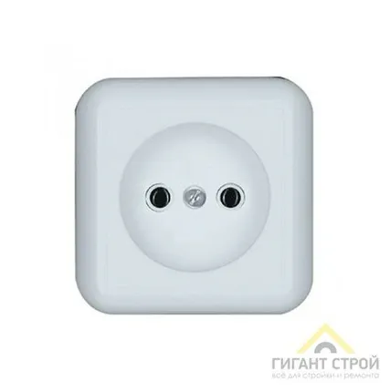 Фото №0 Розетка 1-м ОП Прима без заземл. бел. SchE RA10-164-В