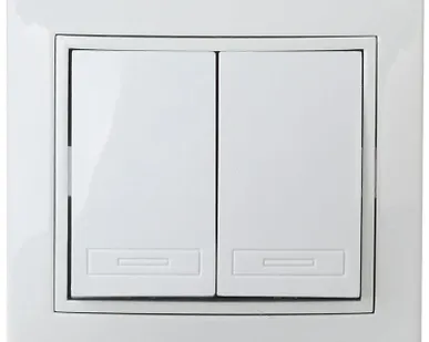 фото Выключатель 2-кл. СП Plano 10А IP20 1-104-01 250В бел. Intro Б0053758