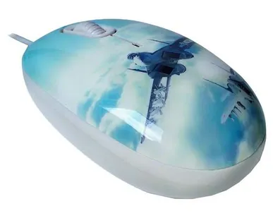 фото Мышь CBR Aero Battle Blue USB