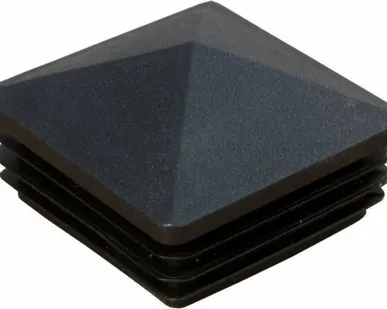 фото Заглушка 80*80 декор черная