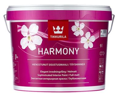 фото Интерьерная краска Harmony A TIKKURILA 9 л