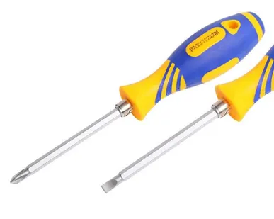 фото Отвертка комбинированная двухсторонний стержень 120мм(крестовая PH2 шлицевая SL 6мм) двухкомпонентная рукоятка Rexant 12-4741