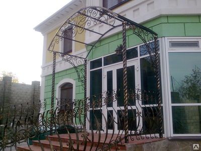 Фото №0 Входные группы кованые