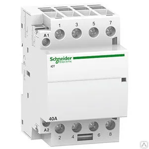 фото Контактор модульный iCT 63A 4НО 220/240В АС Schneider Electric