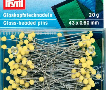 фото PRYM Булавки со стеклянными головками 43*0,60мм 20г