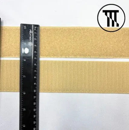 Фото №0 Липучка пришивная, цв. Бежевый, шир. 5 см