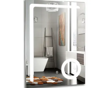 фото AZARIO зеркало Клио 600*800 LED подсветка, сенсорное 00059236