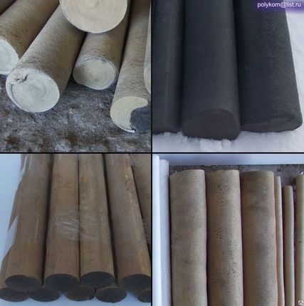 Фото №0 Эбонит стержень Д15-60 мм. Ebonite Rods