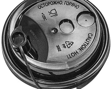 фото Крышка для стакана d90 мм многофункциональная ЧЕРНАЯ PP "POKROV PLAST"