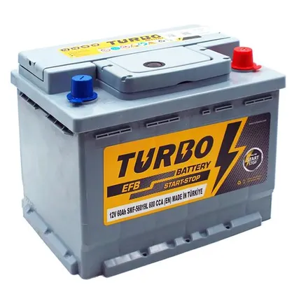 Фото №0 Аккумулятор TURBO EFB 60 Ач о.п.