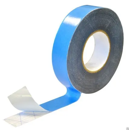 Фото №0 Двусторонняя клейкая лента Изоспан KL (нетканная основа) 0,015 х 50м