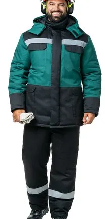 Фото №0 Куртка мужская зимняя «Молоток» зеленая