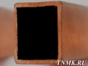 фото Труба медная профильная 20х25х4 М1 ТУ 48-21-295