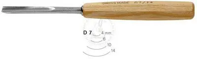 Фото №0 Стамеска компактная прямая полукруглая Pfeil D 7/14