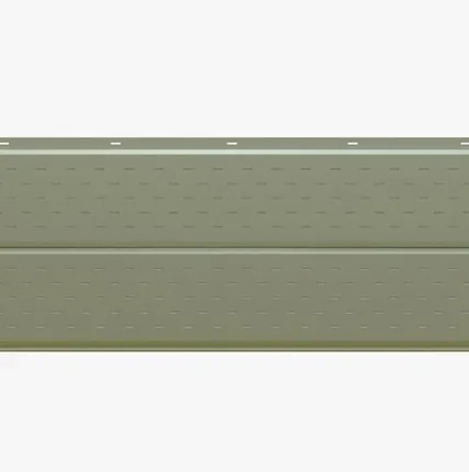 Фото №0 Сайдинг Потолочно-фасадная панель «Софит» перфорированный 0.47-0.50 мм RAL 9002, Дымка