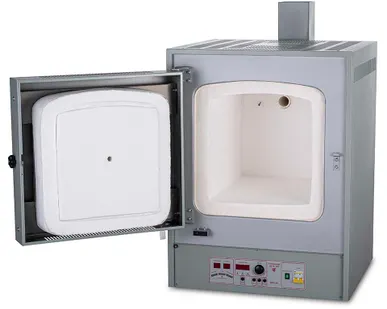 фото Муфельная печь ЭКПС-50 СПУ мод. 5101 (50 л, 1100 °C, многоступенчатый терморегулятор МКУ, с вытяжкой)