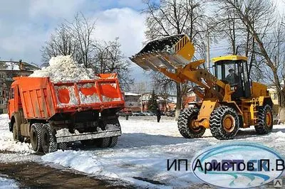 Фото №0 Вывоз снега с утилизацией