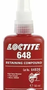 фото Loctite 648 Фиксатор высокотемпературный, быстроотверждаемый 50мл