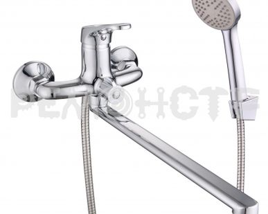 фото Смеситель для ванной 488 латунь дивертор в корпусе BBI-3021-35L-32, d35 Lucky Tap, 1/10 П