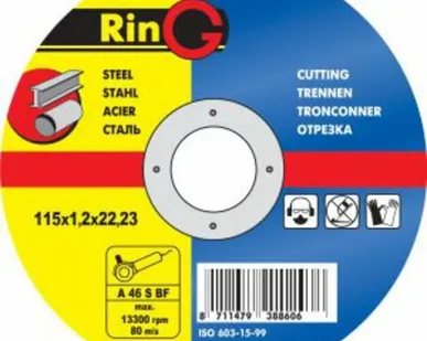 фото Круг RinG отрезной по металлу 41 14А 150*1,6*22