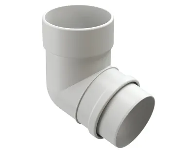 фото Колено водоотводное 72, пломбир Дёке LUX