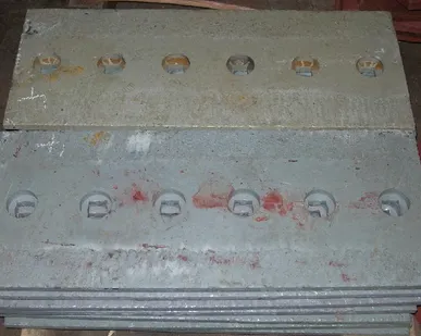 фото Нож средний Т20/35/500/330 46-93-22 (6 отверстий) для спец. техники Четра (Промтрактор)