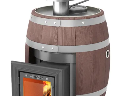 фото Печь для бани ТМФ Скоропарка 2012 Inox Люмина Баррель (палисандр, арт. 20000)