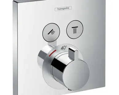 фото Термостат с двумя запорными вентилями Hansgrohe ShowerSelect 15763000