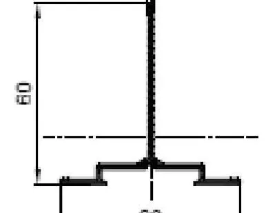 фото DokSal, H-профиль 60/60/1.8