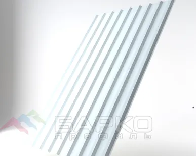 фото Профлист НС-20 - 1150 мм (1100 мм) 00000333/э RAL 9003 Полиэстер Эконом