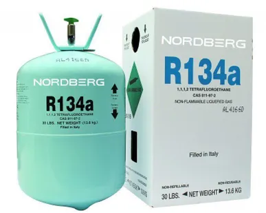 фото R134A NORDBERG Фреон объем 13,6 кг