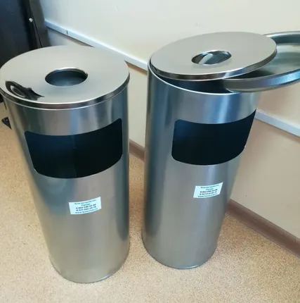 Фото №0 Урна- пепельница для торгового центра 30л Цинк 250х600 мм