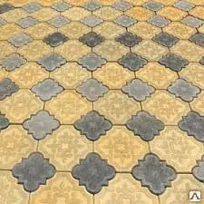 фото Тротуарная плитка Ромашка (Желтая)