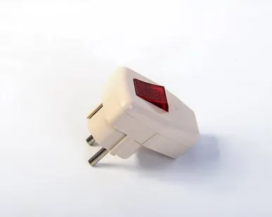 фото Вилка угловая с зк с выключателем