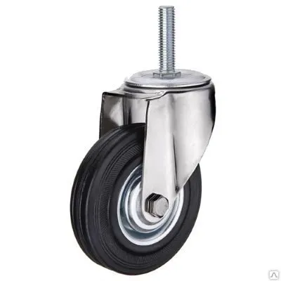 Фото №0 Колесо поворотное с болтовым креплением (со штырем) SCt160