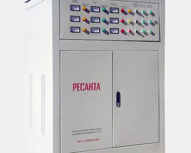 фото Стабилизатор напряжения трехфазный Ресанта ЭМ 150000-3 ВА