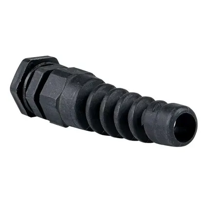 Фото №1 Сальник PG7 IP54 с гибким отводом d отверстия 11мм d проводника 3-6.5мм EKF plc-pg-7-g
