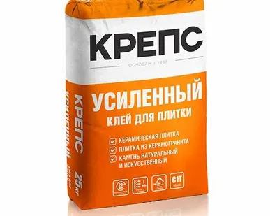 фото Клей КРЕПС усиленный для плитки,C1 T / 25кг/56 меш.