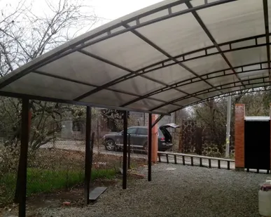 фото Навесы из поликарбоната