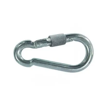 Фото №0 Карабин пожарный М6, с фиксатором, DIN 5299 D