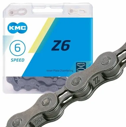 Фото №0 Цепь KMC , модель Z6 (Z33) (116 звеньев,6-7 скоростей)