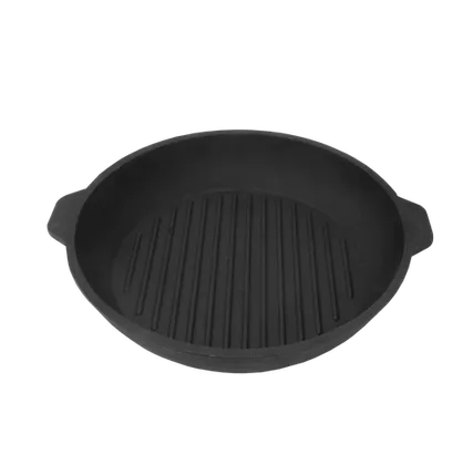 Фото №0 Гриль-жаровня чугунная СГ280/55Ш 280 с шлифованным дном (Рубцовское литьё) РАСПРОДАЖА