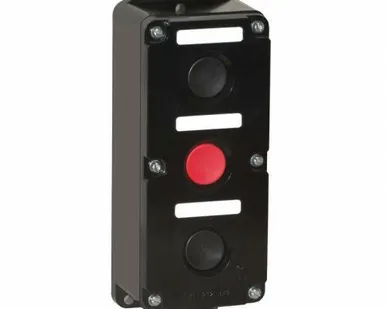 фото Выключатель кнопочный пуск стоп 3 кнопки ПКЕ 212/3