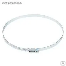 фото Хомут червячный 220-240  мм. из нержавеющей стали