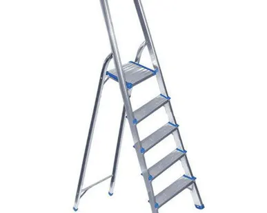 фото Стремянка алюминиевая 5 ступеней 100 см Elkop