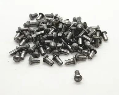 фото Заклепка под молоток с полукруглой головкой 3х7 алюминиевая, ГОСТ 10299-80 (DIN 660), 100 шт.